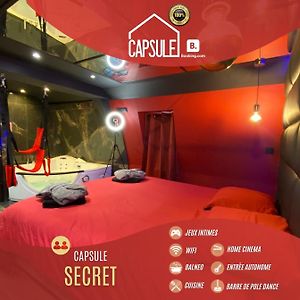 Capsule Secret - Jacuzzi - Netflix & Home Cinema - Jeux De Couple - Barre De Pole Dance Valenciennes Exterior photo