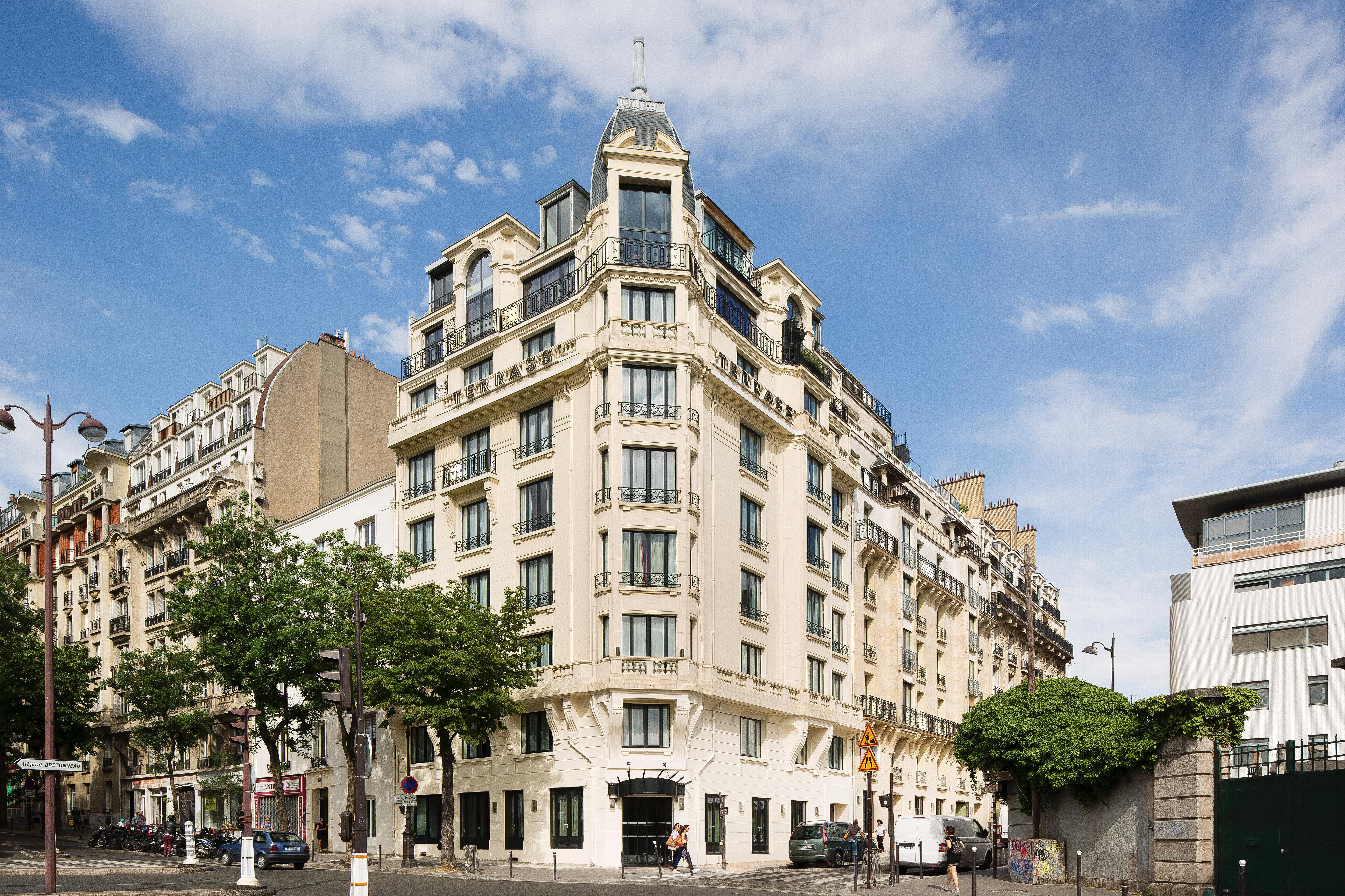Terrass" Hotel Paris Exteriör bild