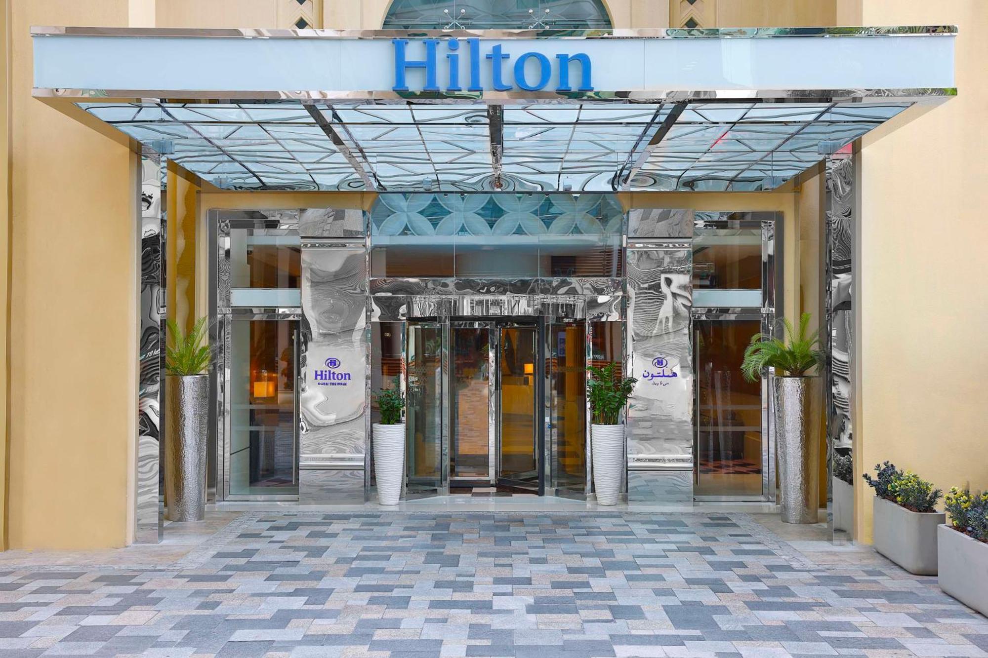 Hilton Dubai The Walk Hotell Exteriör bild