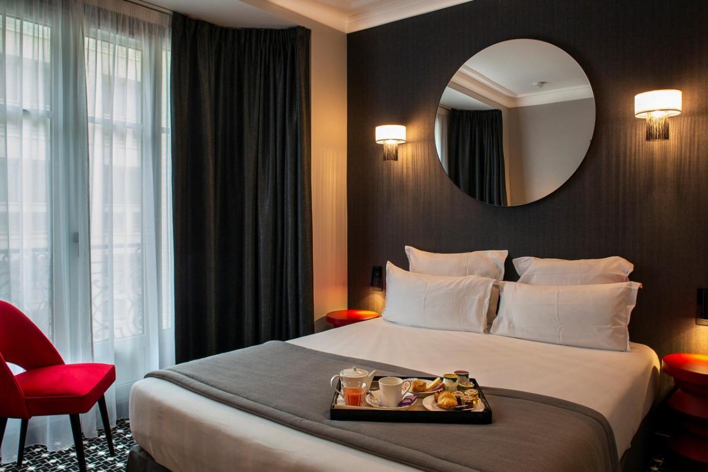 Lenox Montparnasse Hotell Paris Exteriör bild