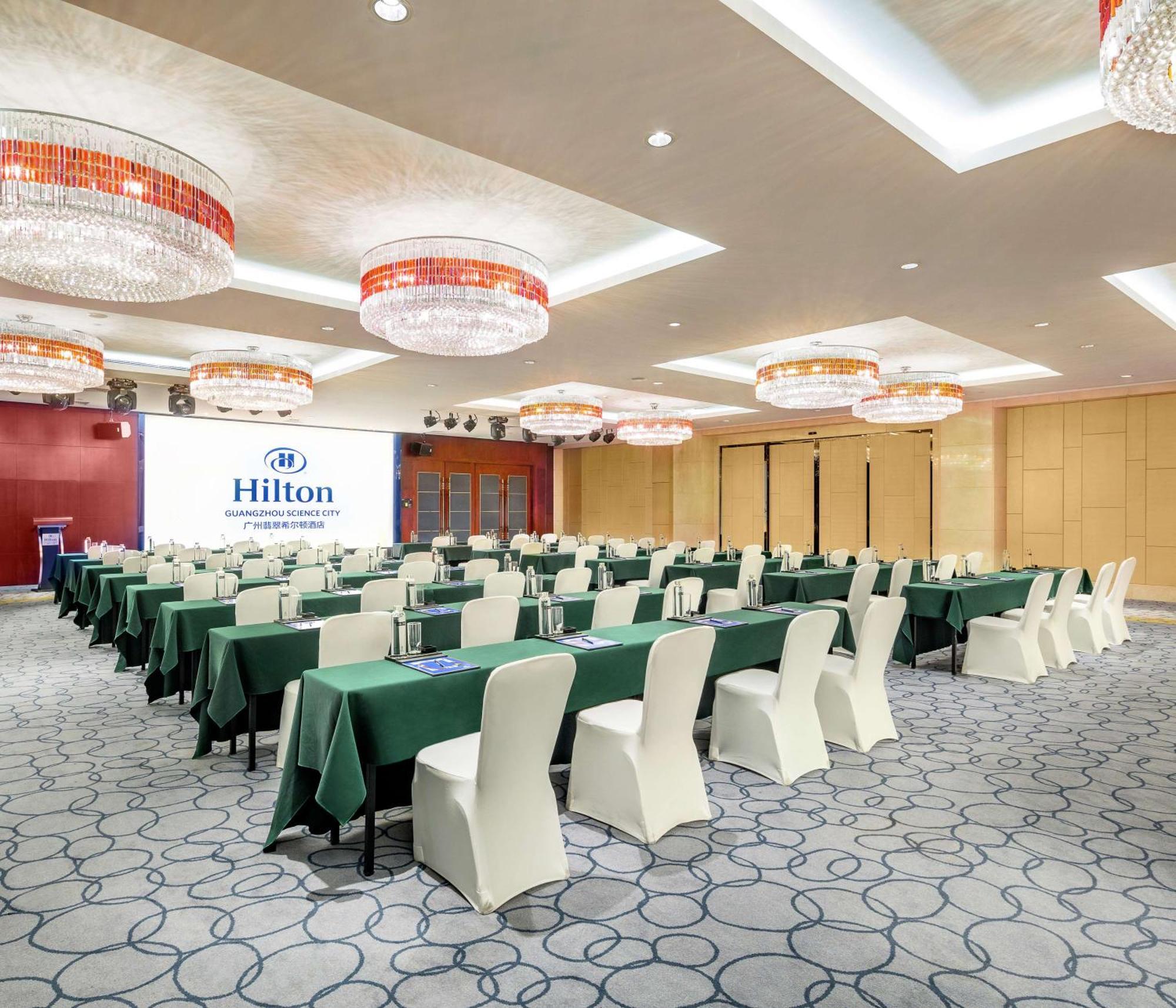 Hilton Guangzhou Science City, Free Shuttle Bus To Canton Fair Exteriör bild