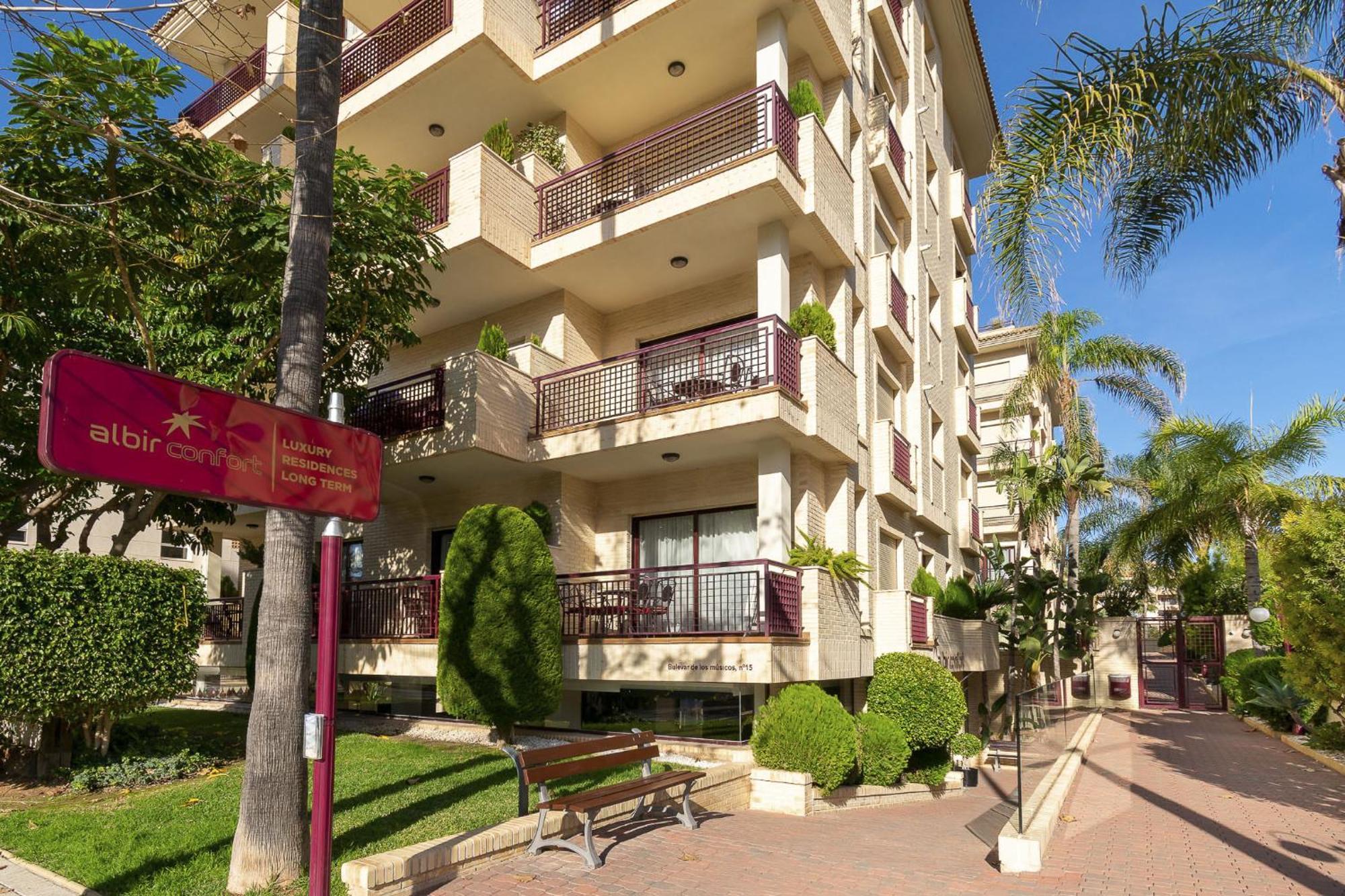 Apartamentos Albir Confort - Avenida 1 Dorm El Albir Exteriör bild