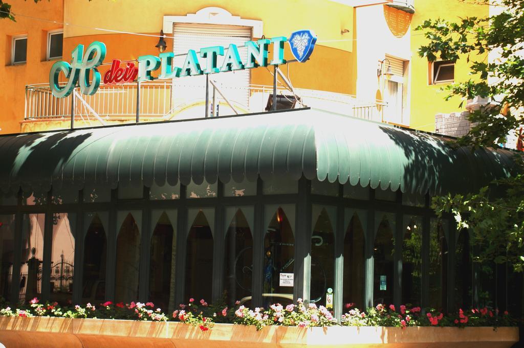 Hotel Dei Platani Rimini Exteriör bild