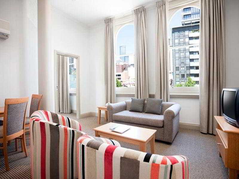 Quality Apartments Melbourne Central Rum bild