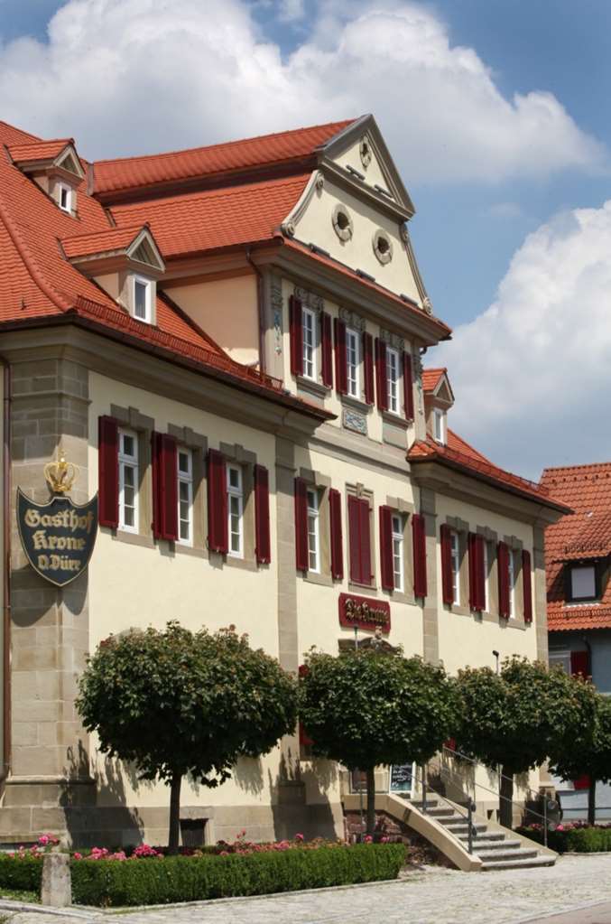 Gasthof Die Krone Schwäbisch Hall Exteriör bild