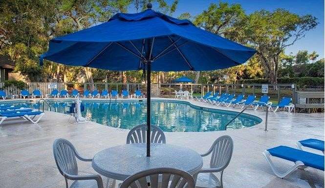 Spinnaker Resorts Rentals Hilton Head Island Restaurang bild