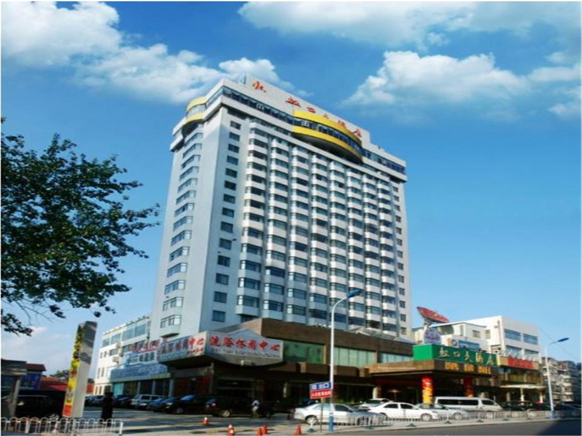 Yantai Hong Kou Business Hotel Exteriör bild