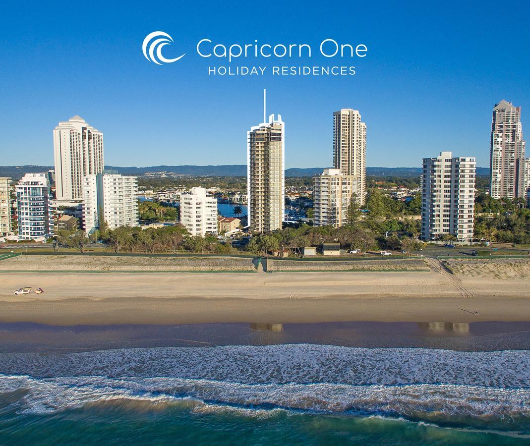 Capricorn One Beachside Holiday Apartments - Official Guldkusten Exteriör bild