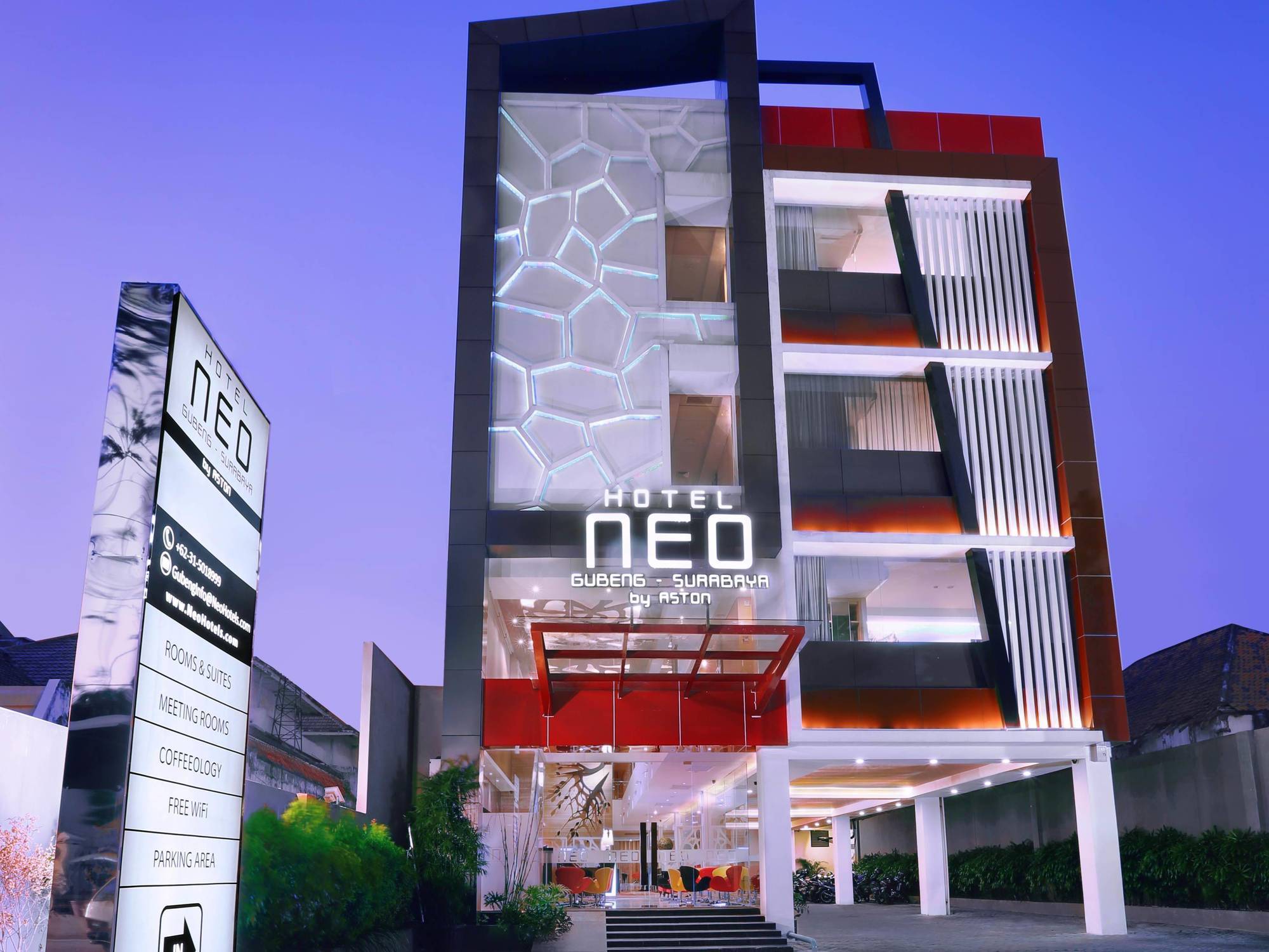 Hotel Neo Gubeng By Aston Surabaya Exteriör bild