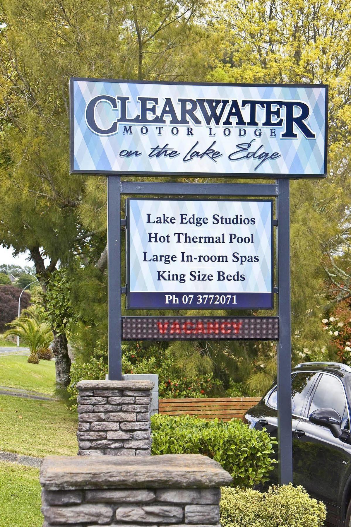 Clearwater Motor Lodge Tauposjön Exteriör bild