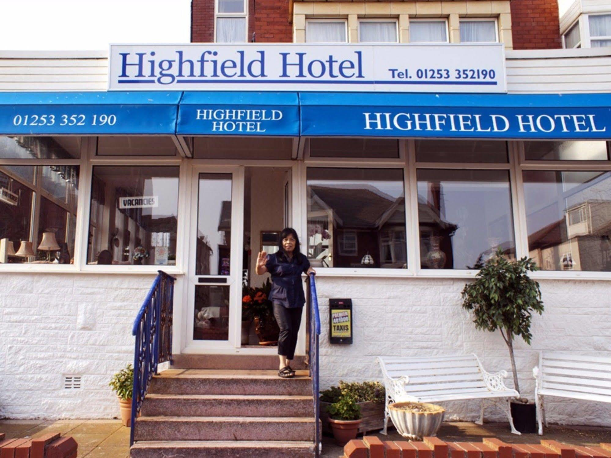 The Highfield Private Hotel Blackpool Exteriör bild