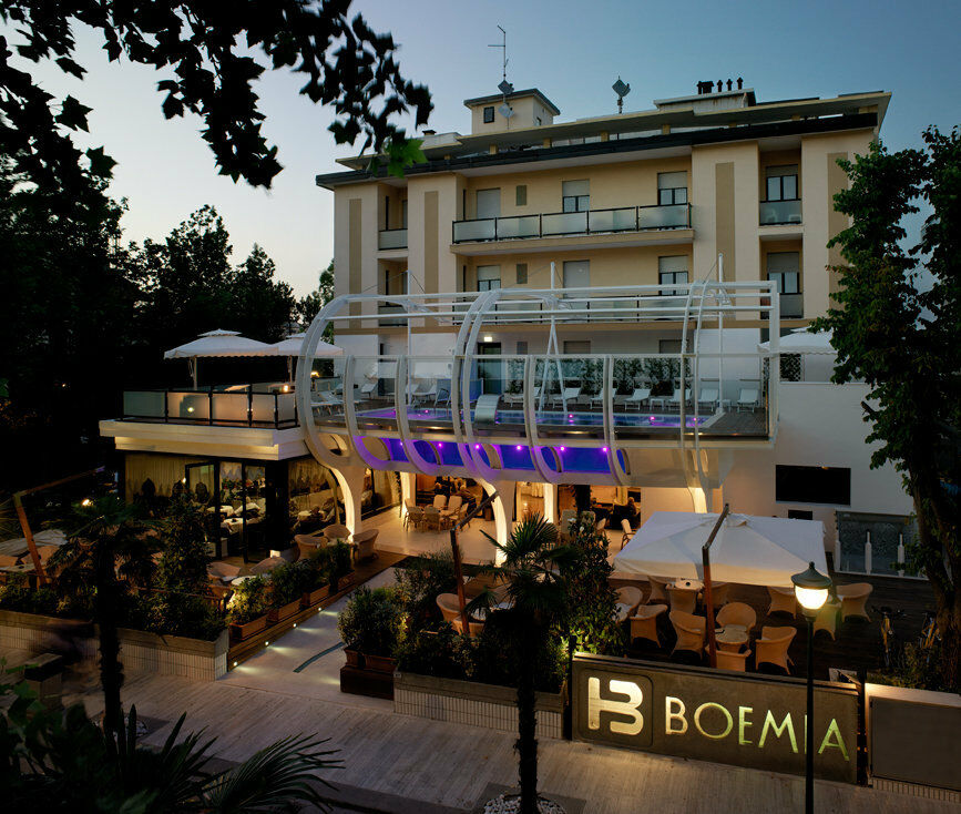 Hotel Boemia Riccione Exteriör bild