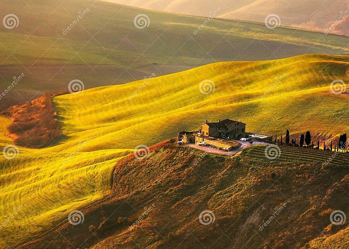 Le Balze Tuscany, Volterra Le Balze Rural Landscape. Italy Stock Image ... photo