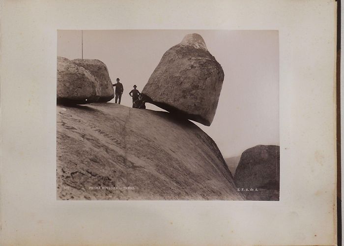 Shifting Stone Album with Twenty-Four Albumen Photos of Argentina, Showing Buenos ... photo