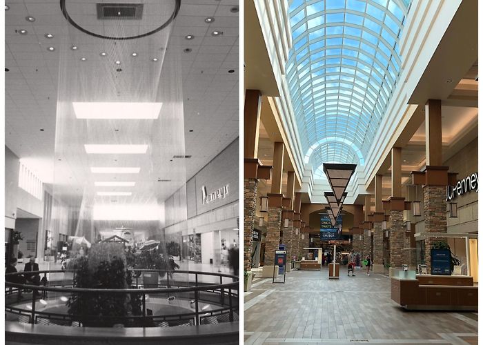 Brookfield Square Mall Brookfield Square, Brookfield WI. 1966 and 2020. Up until about 5 ... photo