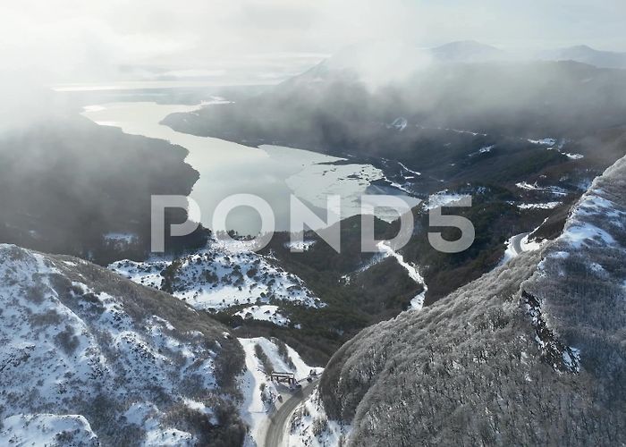 Escondido Lake Escondido Lake At Ushuaia In Fin Del Mun... | Stock Video | Pond5 photo