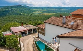 Holiday Home Belveder Motovun With Heated Pool Livade Exterior photo