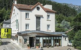 Logis Hotel Restaurant Des Gorges Du Tarn Florac Exterior photo