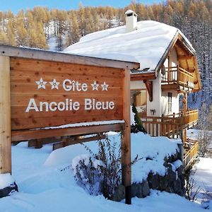 Gite Ancolie Bleue Hotell Abriès Exterior photo