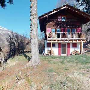 Idyllic Chalet In Evolene, With View On The Dent Blanche And The Mountains Lägenhet Exterior photo