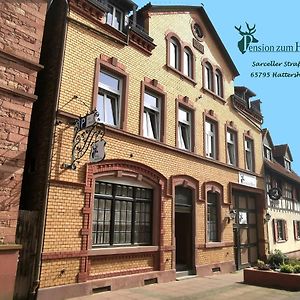 Pension Zum Hirsch Hotell Hattersheim am Main Exterior photo