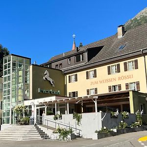 Weisses Roessli Only Bed & Breakfast Self Check-In Hotell Göschenen Exterior photo