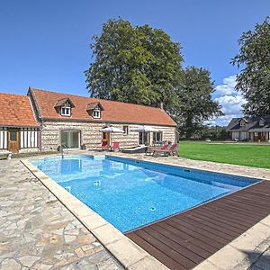 Clos Celeste - Campagne D Etretat Avec Piscine Et Spa Hotell Écrainville Exterior photo