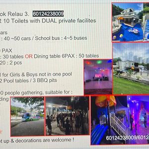 60Pax 9Br Villa Kids Swimming Pool, Ktv, Bbq N Pool Tables Near Spice Arena Penang 9800 Sqft Bayan Lepas Exterior photo
