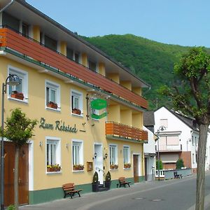 Gasthaus Zum Rebstock Hotell Hirzenach Exterior photo