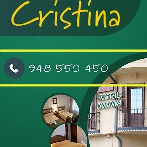 Hostal Cristina Hotell Estella Exterior photo