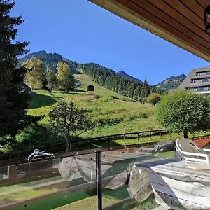 Petit Paradis Cocooning Avec Balcon A Torgon Lägenhet Vionnaz Exterior photo