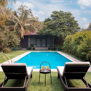 Stayvista'S Moonlit Trails - Pool-View Villa With Turf Near Mandwa Jetty Alībāg Exterior photo