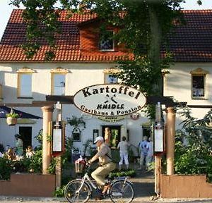 Kartoffelgasthaus & Pension Knidle Hotell Lübbenau Exterior photo