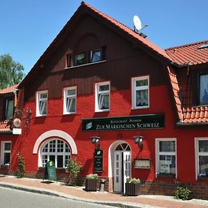 Hotel & Restaurant Maerkische Schweiz Buckow Exterior photo