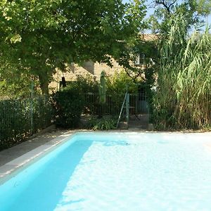 Mas Blauvac Avec Piscine, Entre Uzes Pont Du Gard Villa Vers-Pont-du-Gard Exterior photo