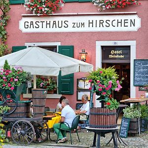 Gasthaus Zum Hirschen Hotell Staufen im Breisgau Exterior photo