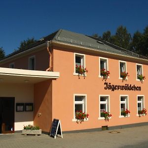 Gaststätte & Pension Jägerwäldchen Hotell Bertsdorf Exterior photo