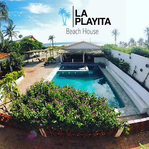 La Playita Beach House Hotell Puerto Escondido  Exterior photo