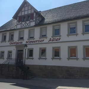 Landgasthof Zum Schwarzen Adler Hotell Markt Nordheim Exterior photo