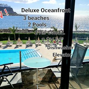 Oceanfront Deluxe-45M, 2 Largepools, 2Aircondition, 2Tv-65"4K, Dishwasher,Trasfer Ext,Lift,3 Beaches Lägenhet Playa Del Cura  Exterior photo
