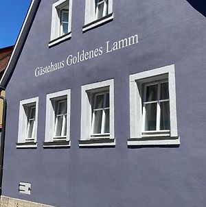 Gastehaus Goldenes Lamm Hotell Rothenburg ob der Tauber Exterior photo